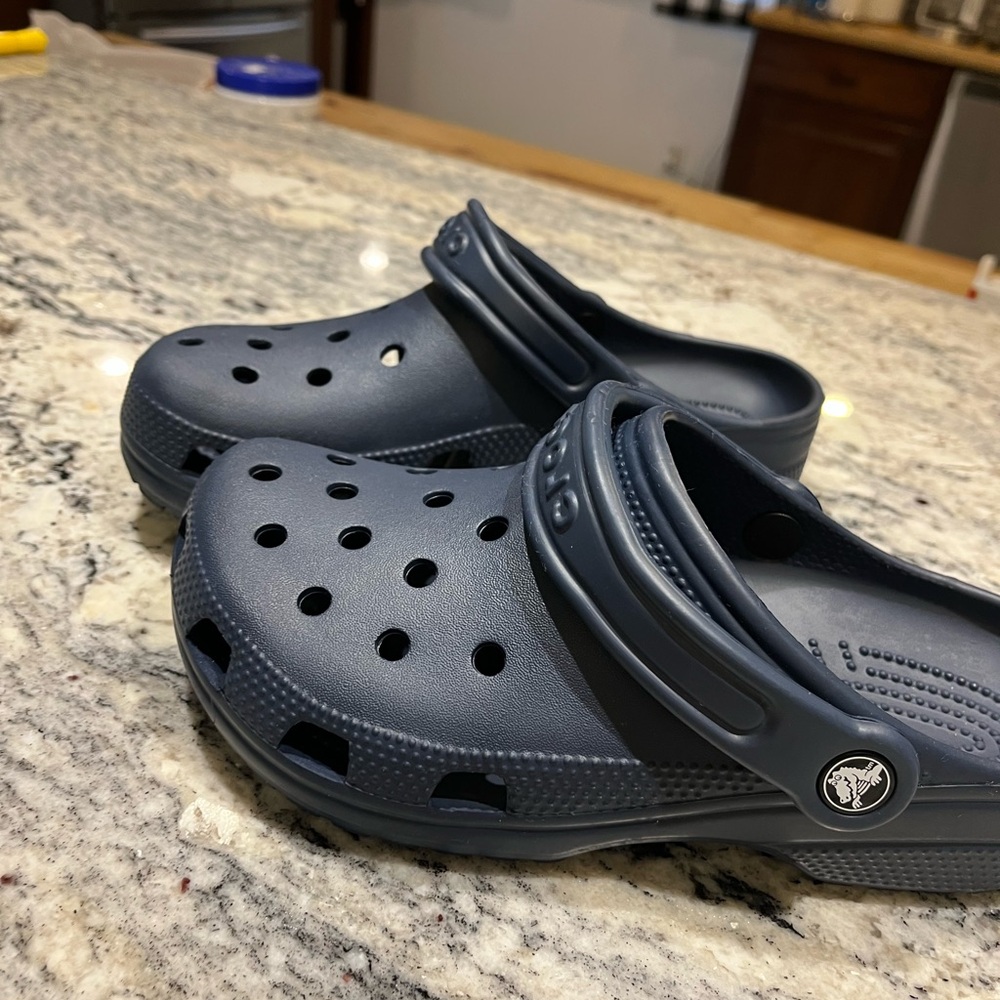 Navy Blue Crocs, Size 5, Brand New, Never Worn